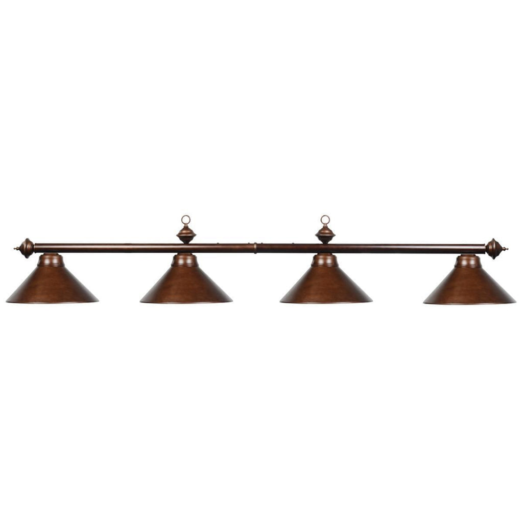 RAM Game Room PR78 ORB 78 x 14 in. 4 Light Billiard Light, Oil Rubbed Bronze