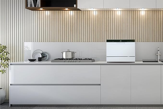 SD-2224DWA: ENERGY STAR Countertop Dishwasher with Delay Start & LED – White