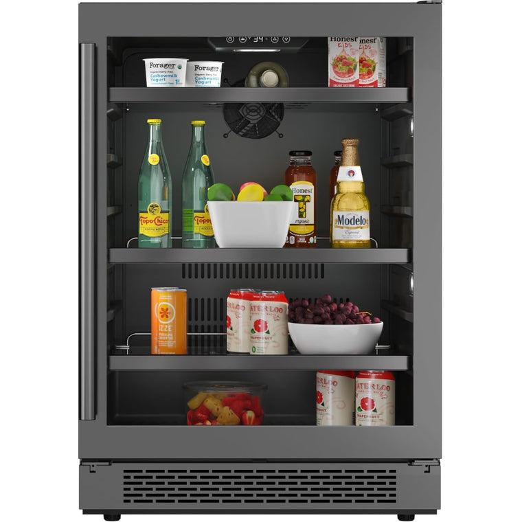 Avallon 24 Inch Wide 149 Can Capacity Undercounter Beverage Cooler - ABR242BLSS