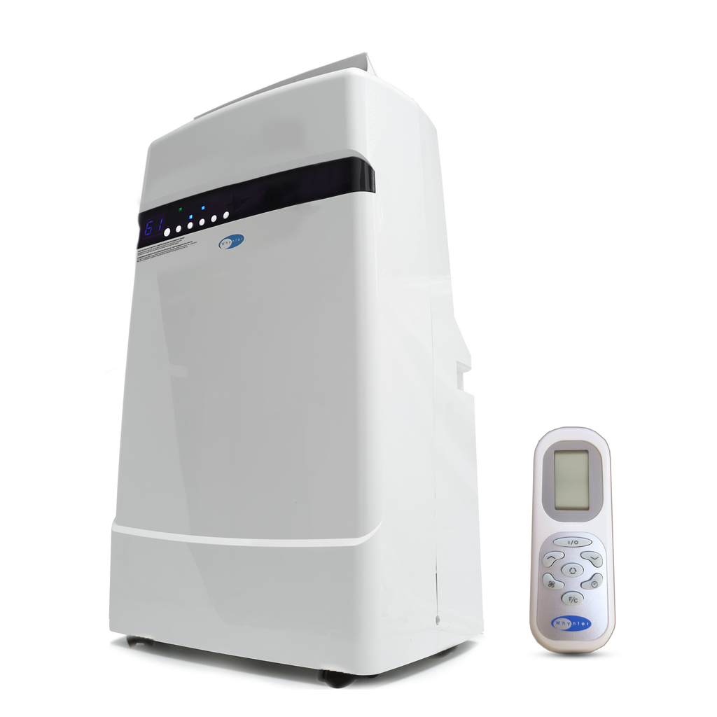 Whynter ARC-1050XPH 13500 BTU (ASHRAE) 10000 BTU (SACC) MultiCool Smart Wi-Fi enabled Portable Air Conditioner with Built-in Dehumidifier and Heating Function, Up to 500 sq. ft. in White