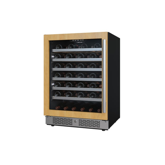 Avallon 24 Inch Wide 53 Bottle Capacity Single Zone Wine Cooler with Left Swing Door - AWC242SPRGLH