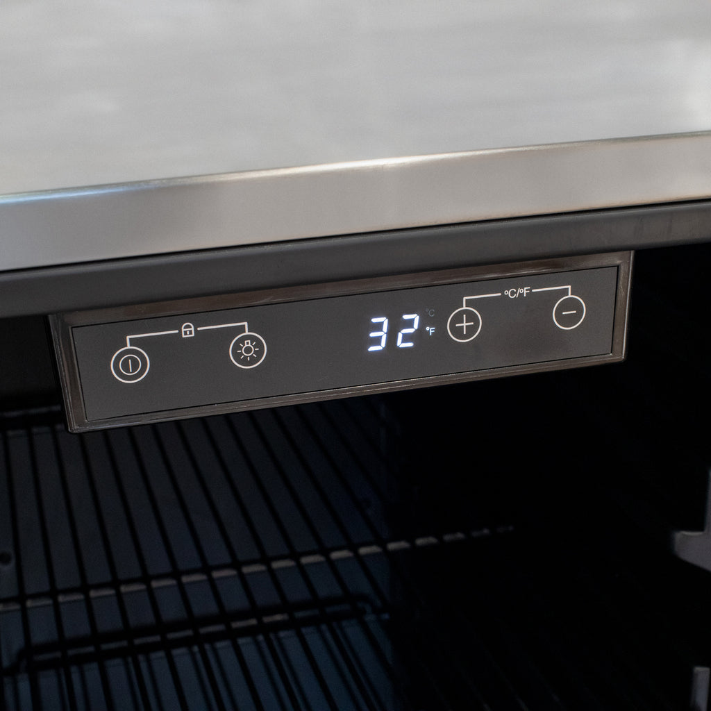 Kegco 15" Wide Outdoor Single Tap Stainless Steel Built-In Commercial Kegerator - HK-15-SS