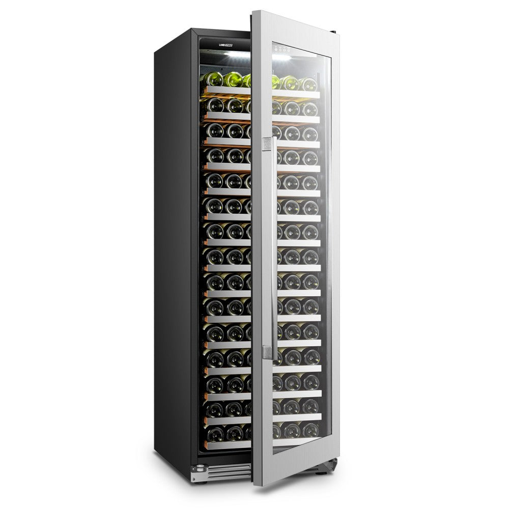Lanbopro 164 Bottle SIngle Zone Wine Cooler - LP168S