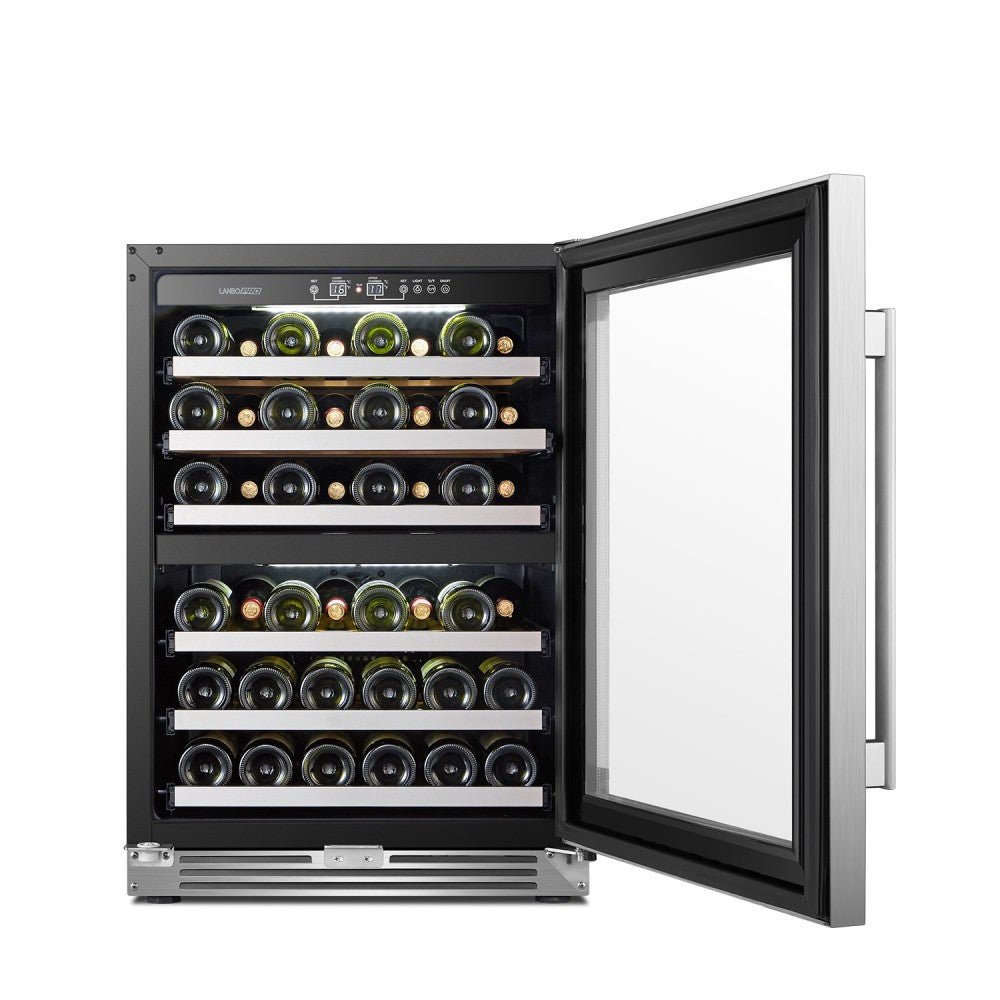 Lanbopro 44 Bottle Dual Zone Wine Cooler - LP54D