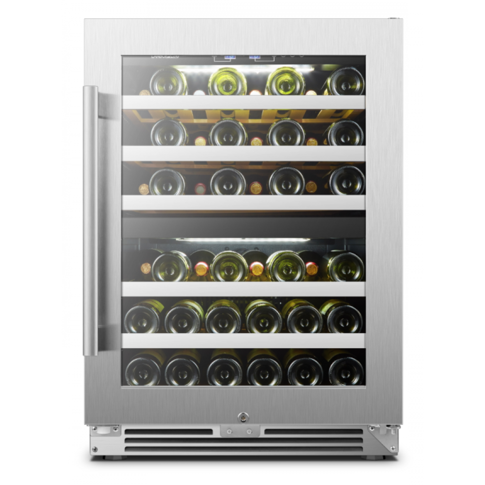 Lanbopro 44 Bottle Dual Zone Wine Cooler - LP54D
