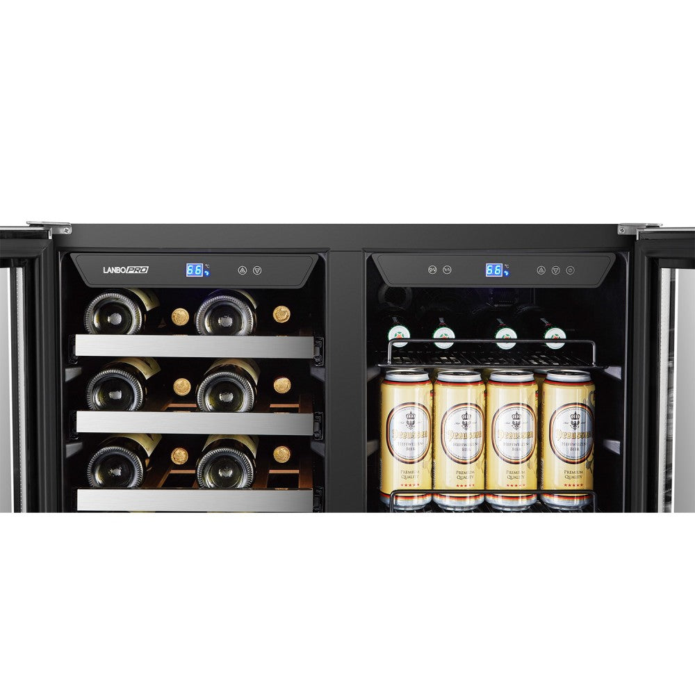 Lanbopro 30 Inch Wine and Beverage Cooler - LP66B