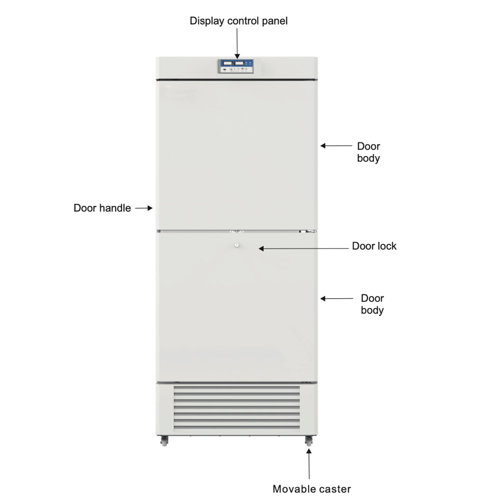 KingsBottle -20°C~-40°C Ultra-Low Temperature 450L Medical Freezer - MLD450