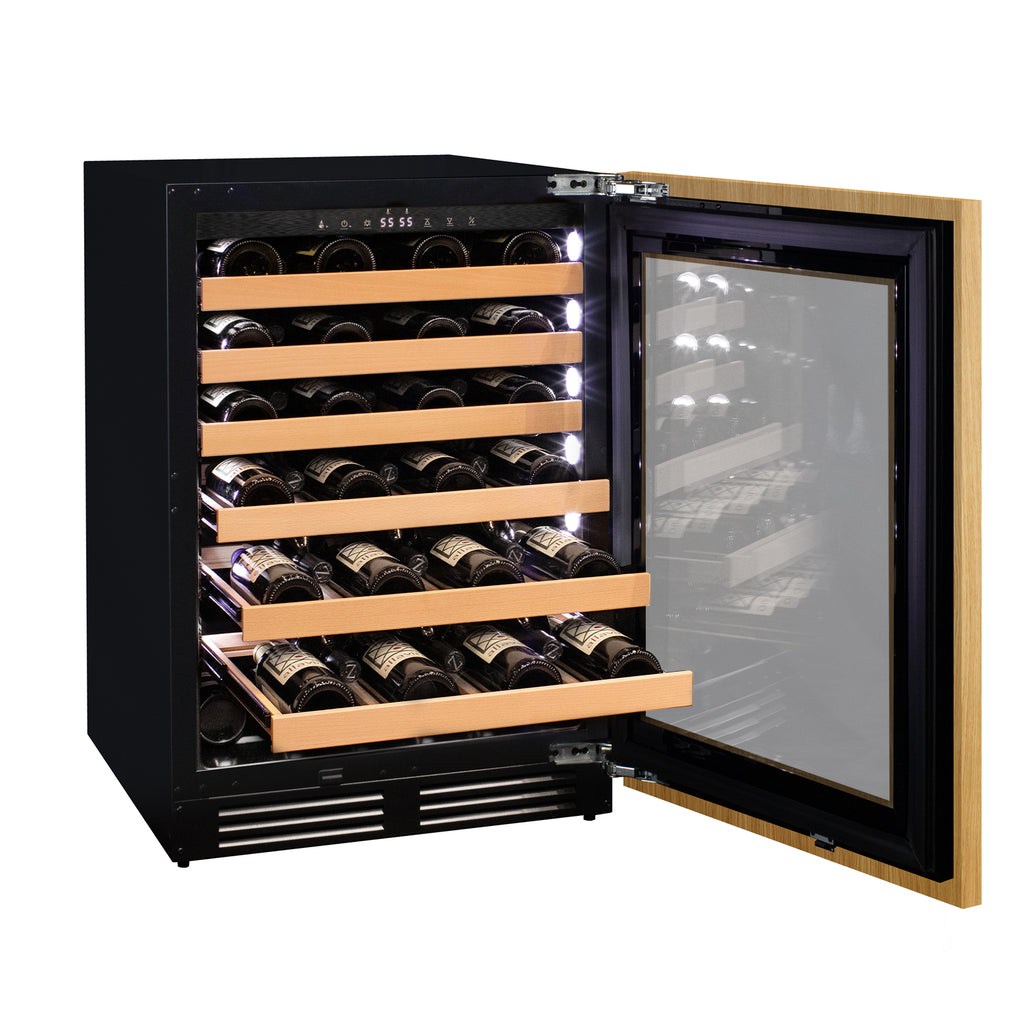 Allavino 24" Wide Single Zone Panel Ready Wine Refrigerator - VCWR-24PRS-1R