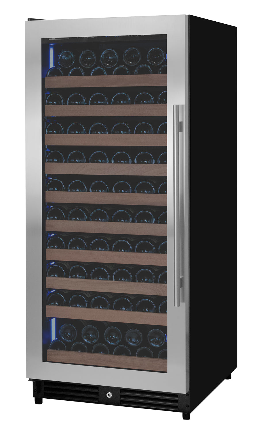 Allavino 119 Bottle 55" Tall Single Zone Left Hinge Stainless Steel Wine Refrigerator - VSW11955S-1SL