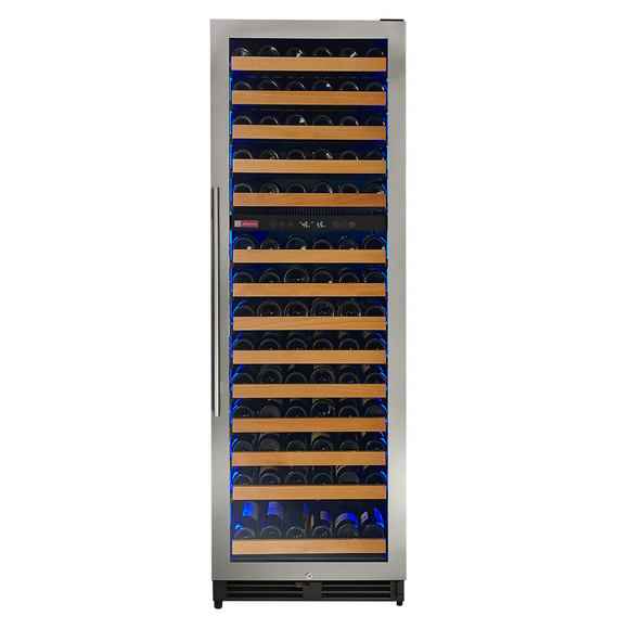 Allavino Reserva Series 154 Bottle Dual Zone Built-in Wine Refrigerator with Stainless Steel Door - Right Hinge - VSW15471D-2SR
