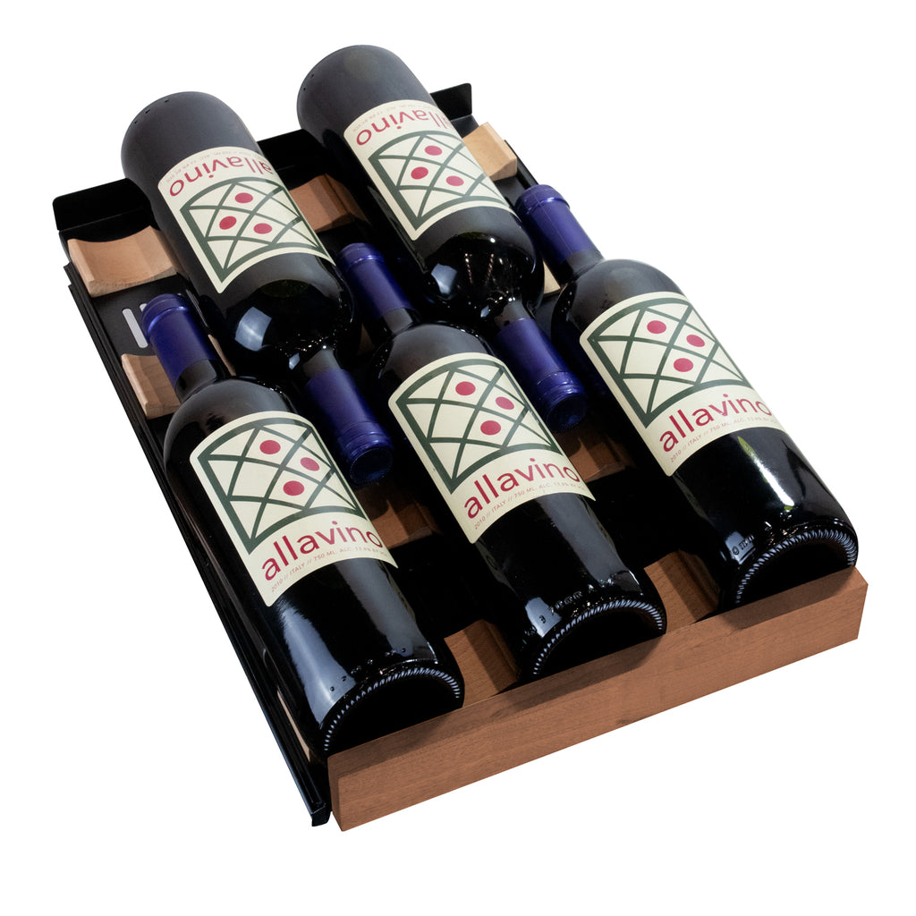 Allavino 15" Wide Reserva Series 30 Bottle Single Zone Stainless Steel Left Hinge Wine Refrigerator - VSW3015S-1SL