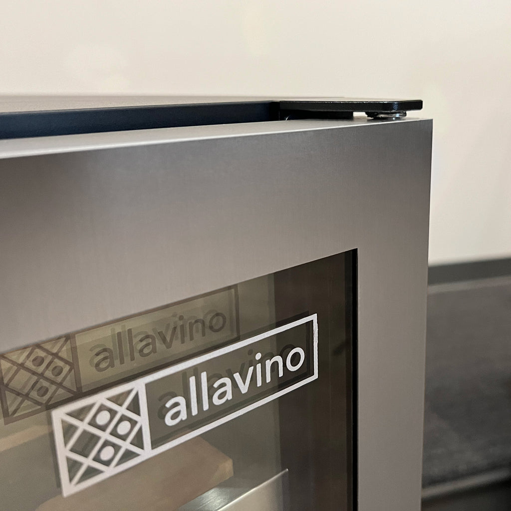 Allavino Reserva Series 36 Bottle Dual Zone Wine Refrigerator with Stainless Steel French Doors - VSW3634FD-2S