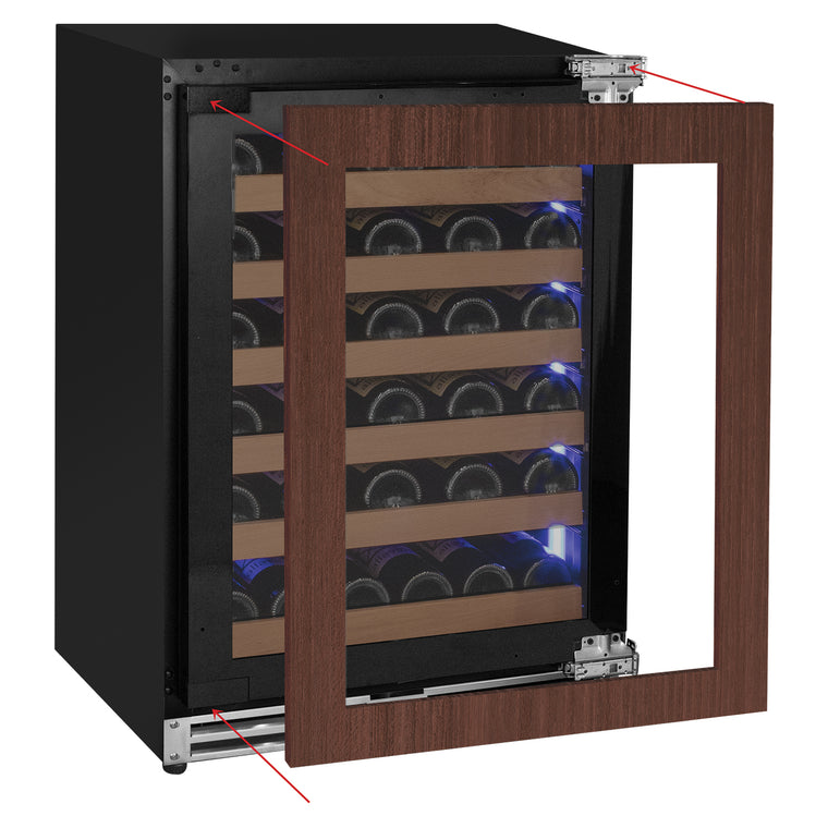 Allavino Reserva Series - 51 Bottle Single Zone Built-in Luxury Wine Refrigerator with Panel Ready Overlay Door - Right Hinge - VSW5134S-1PRR