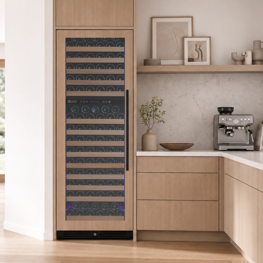 Allavino Reserva Series 172 Bottle Dual Zone Built-in Wine Refrigerator with Panel Ready Overlay - Right Hinge -  VSW71LD-2PRR