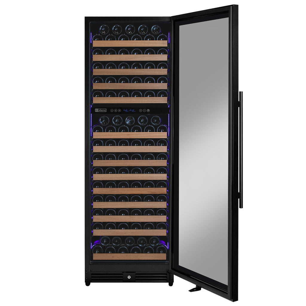 Allavino Reserva Series 172 Bottle Dual Zone Built-in Wine Refrigerator with Stainless Steel Door - Left Hinge - VSW71LD-2SL - Wine Cooler City