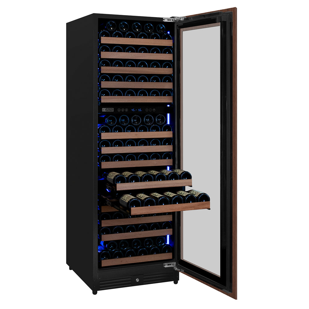 Allavino Reserva Series 172 Bottle Dual Zone Built-in Wine Refrigerator with Panel Ready Overlay - Right Hinge -  VSW71LD-2PRR