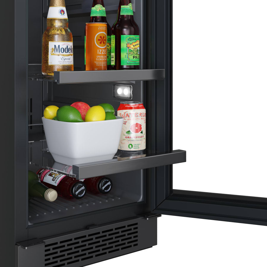 Avallon 15 Inch Wide 83 Can Capacity Undercounter Beverage Cooler - ABR152BLSS