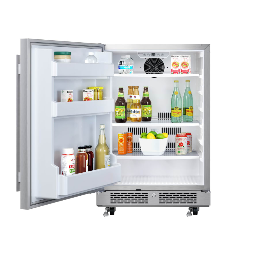 Avallon 48 Inch Wide 11.32 Cu. Ft. Outdoor Side by Side Refrigerator with Door Locks - AFR242ODSS