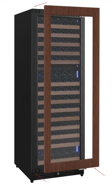 Allavino Reserva Series 172 Bottle Dual Zone Built-in Wine Refrigerator with Panel Ready Overlay - Right Hinge -  VSW71LD-2PRR