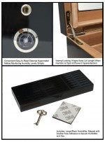 Prestige Import Group Berkeley II Humidor Brown