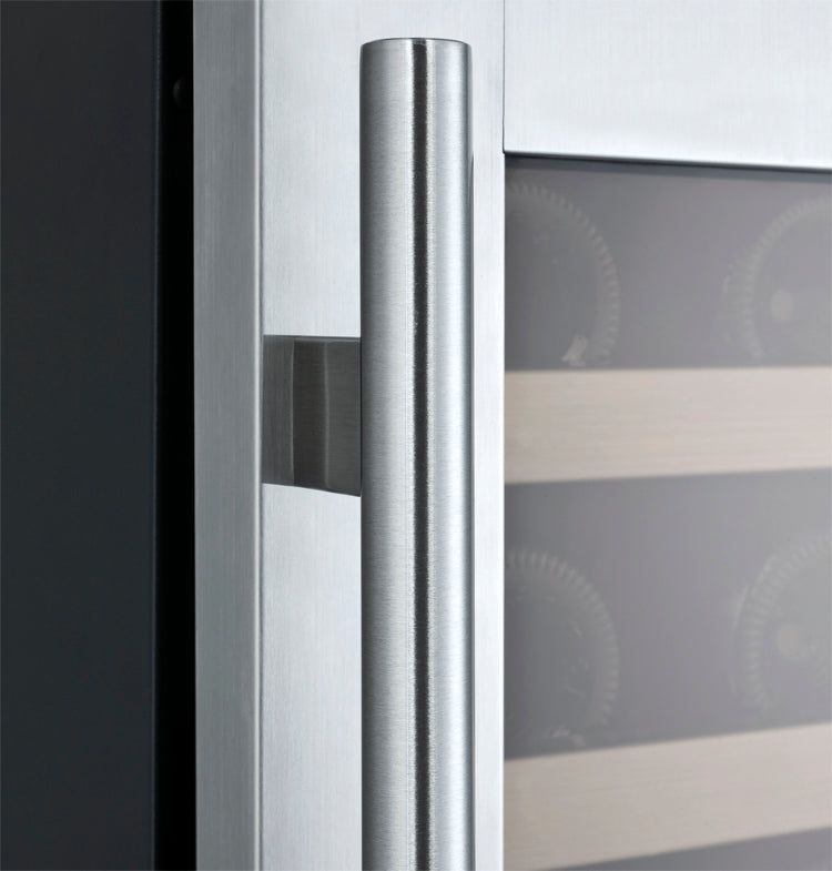 Allavino 24" Wide FlexCount II Tru-Vino 56 Bottle Dual Zone Stainless Steel Right Hinge Wine Refrigerator - VSWR56-2SR20