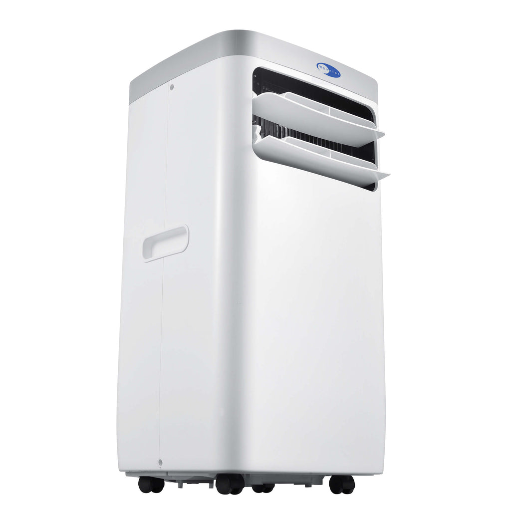 Whynter ARC-115WG 11,000 BTU (6,800 BTU SACC) Compact Portable Air Conditioner, Dehumidifier, and Fan with Remote Control, up to 400 sq ft in White/Grey