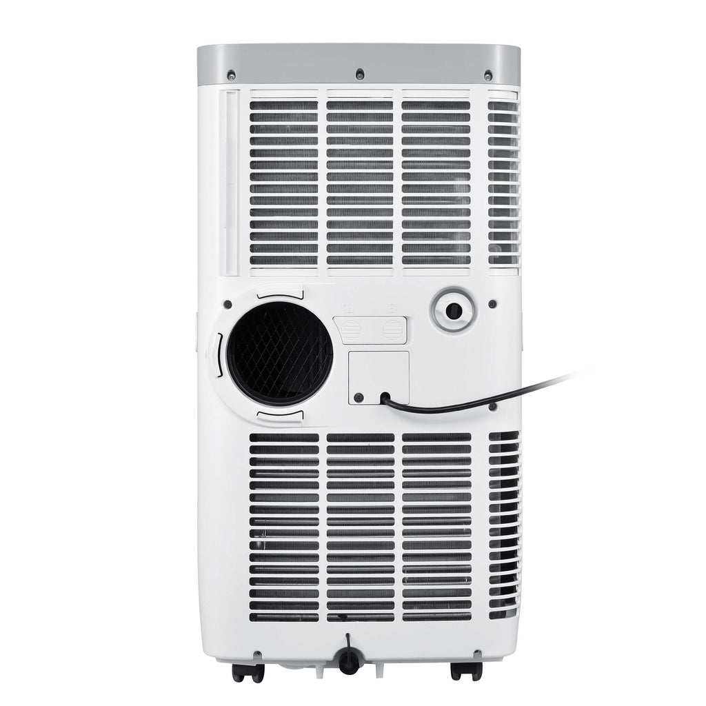 Whynter ARC-115WG 11,000 BTU (6,800 BTU SACC) Compact Portable Air Conditioner, Dehumidifier, and Fan with Remote Control, up to 400 sq ft in White/Grey