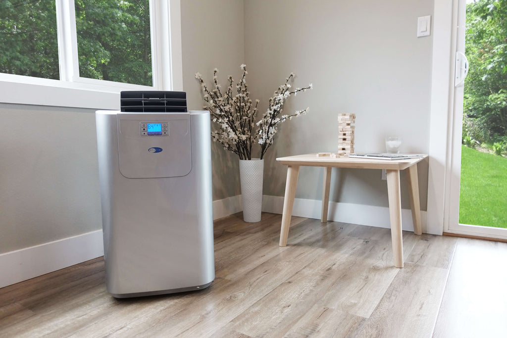 Whynter Elite 12000 BTU Dual Hose Digital Portable Air Conditioner with Heat and Drain Pump - ARC-122DHP - Wine Cooler City