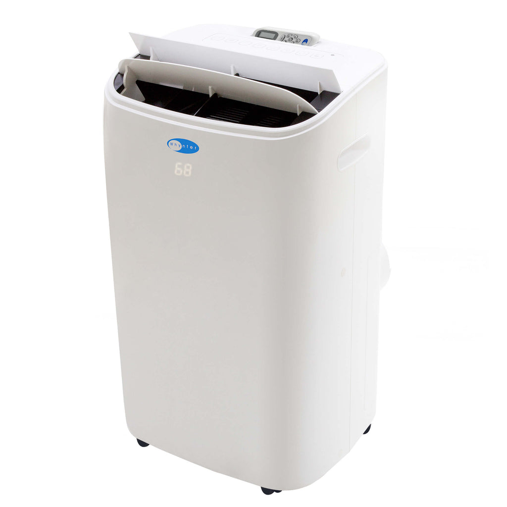 Whynter ARC-147WF 14,000 BTU (10,000 BTU SACC) Dual Hose Cooling Portable Air Conditioner, Dehumidifier, and Fan with Remote Control, HEPA and Carbon Filter, up to 500 sq ft in White