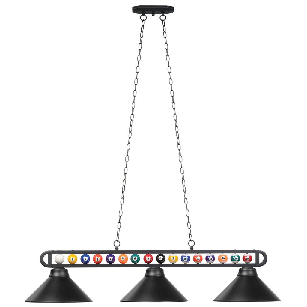 RAM Game Room 55" MB/MB Billiard Ball Fixture - BB-55 MB/MB