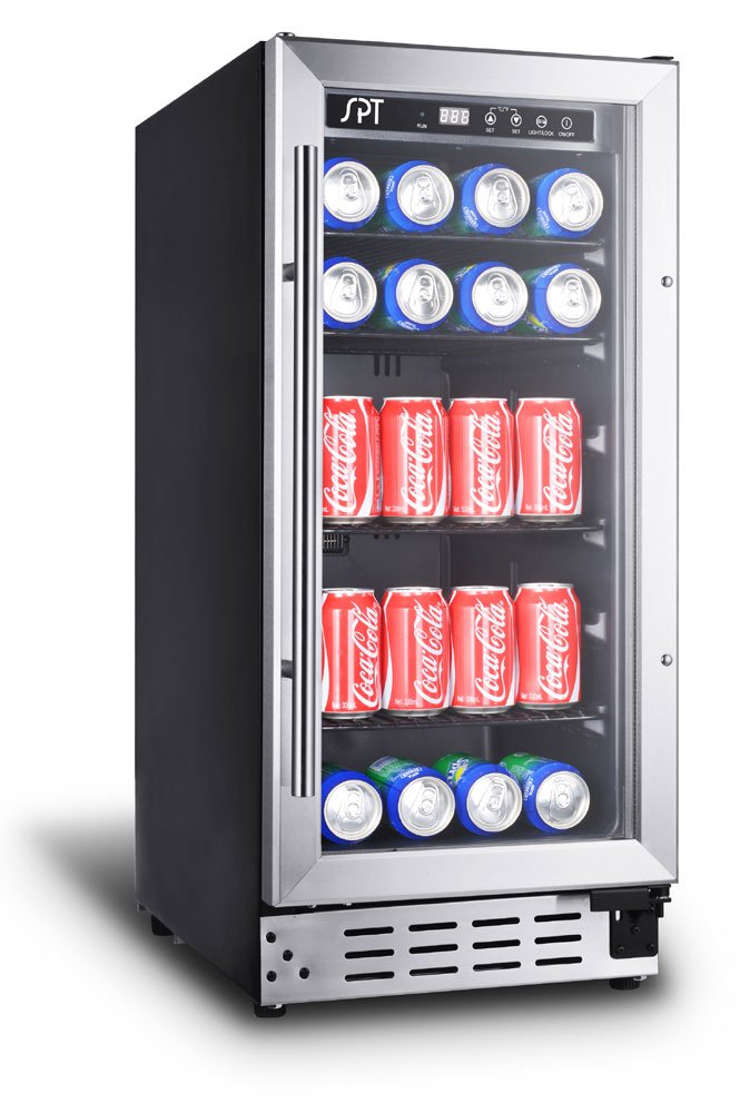 SPT 92-can Under-Counter Beverage Cooler (Commercial Grade) - BC-92US - Wine Cooler City
