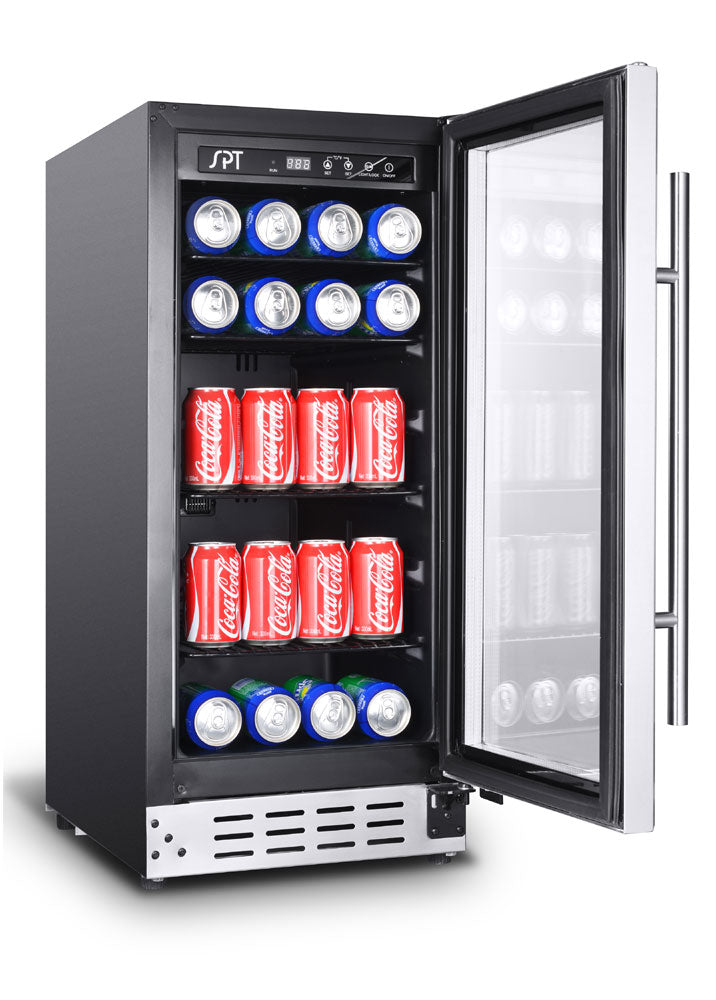 SPT 92-can Under-Counter Beverage Cooler (Commercial Grade) - BC-92US - Wine Cooler City