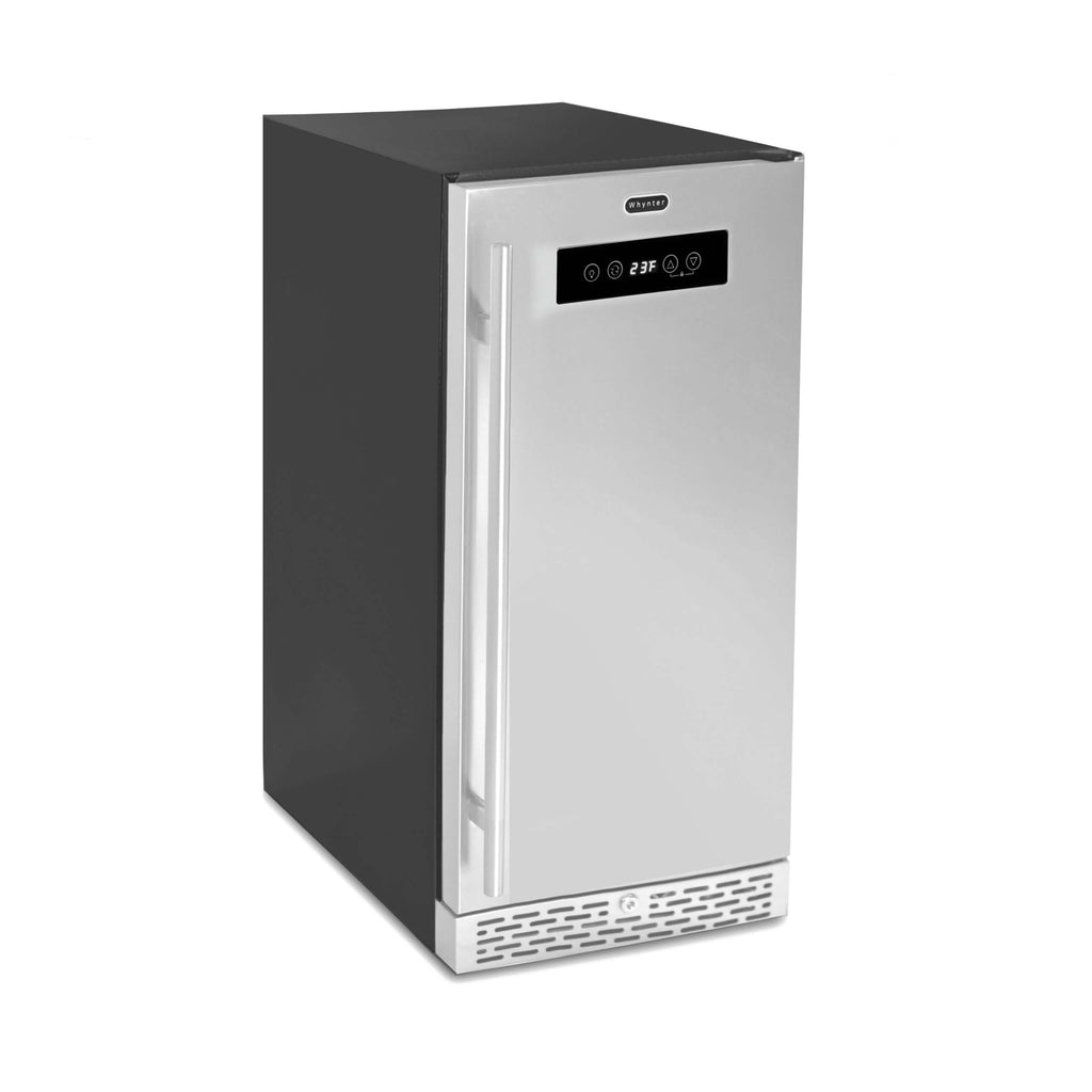 Whynter Stainless Steel Built-in or Freestanding 2.9 cu. ft. Beer Keg Froster Beverage Refrigerator with Digital Controls - BEF-286SB