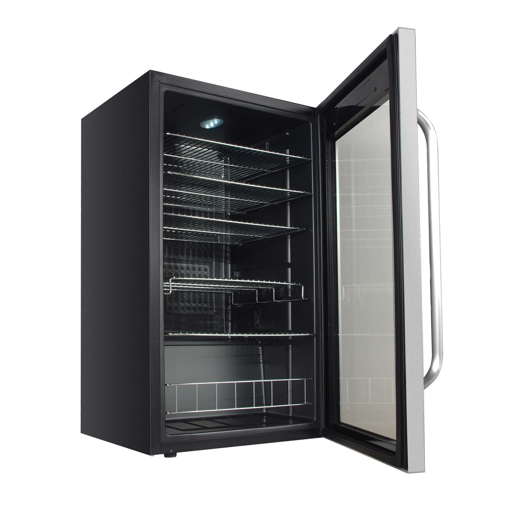 Whynter Freestanding 121 Can Beverage Refrigerator with Digital Control and Internal Fan - BR-1211DS - Wine Cooler City