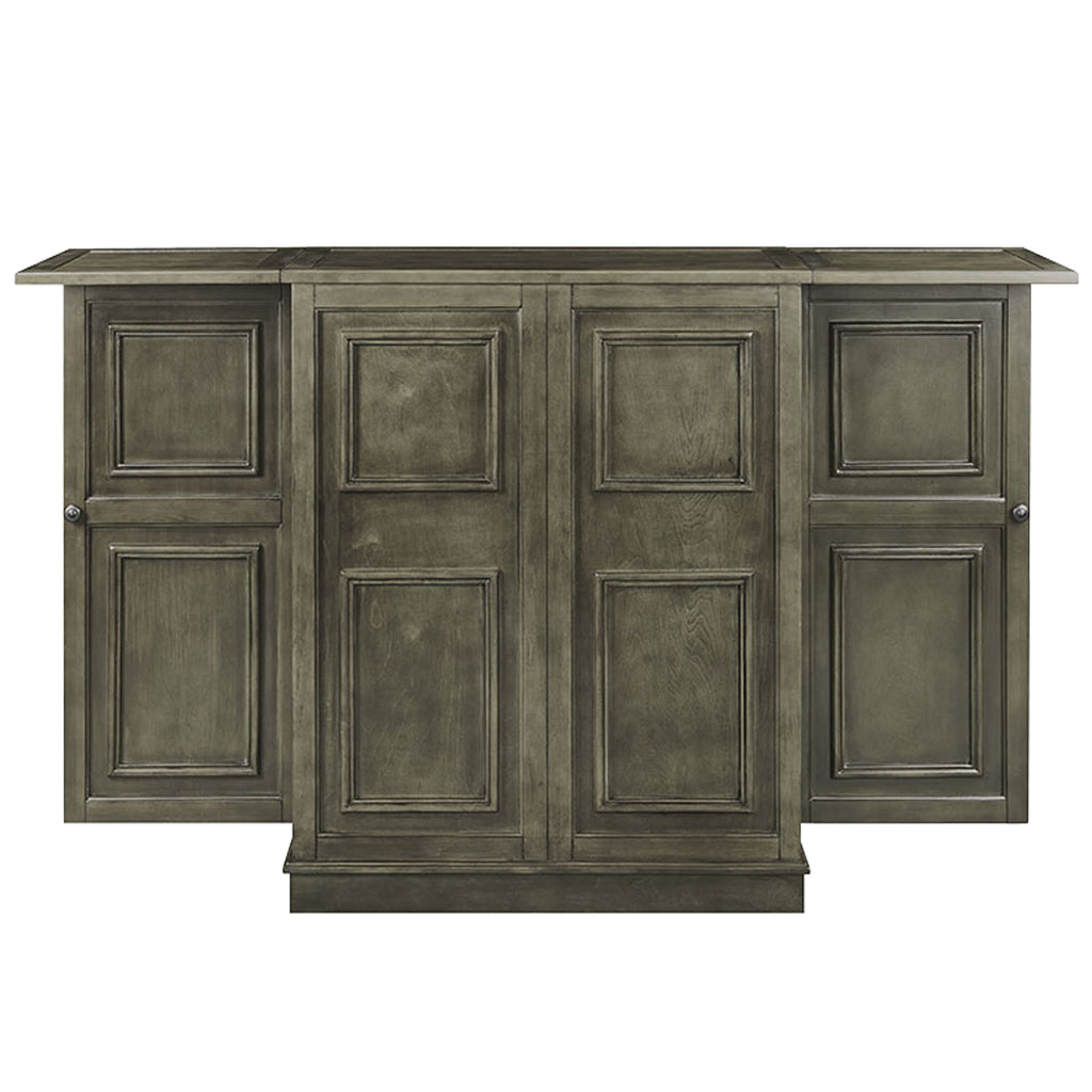RAM Game Room Portable Folding Bar Cabinet - Slate - BRCB3 SL - Wine Cooler City