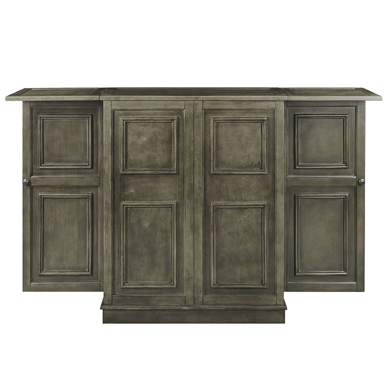 RAM Game Room Portable Folding Bar Cabinet - Slate - BRCB3 SL - Wine Cooler City