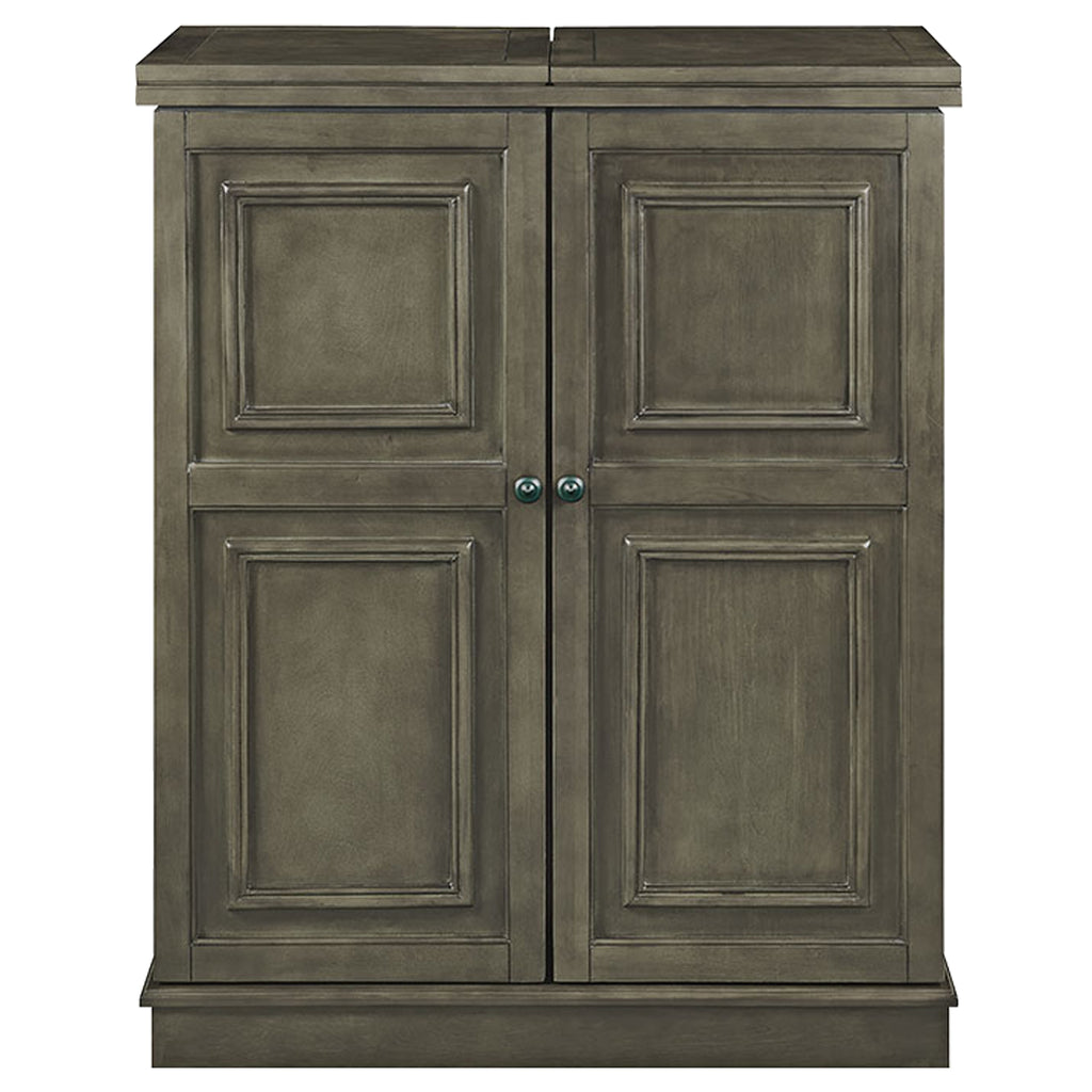 RAM Game Room Portable Folding Bar Cabinet - Slate - BRCB3 SL - Wine Cooler City
