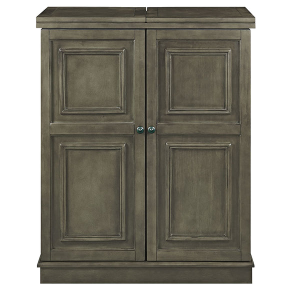 RAM Game Room Portable Folding Bar Cabinet - Slate - BRCB3 SL - Wine Cooler City