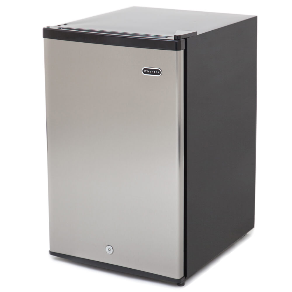 Whynter 3.0 cu. ft. Energy Star Upright Freezer with Lock – Stainless Steel - CUF-301SS