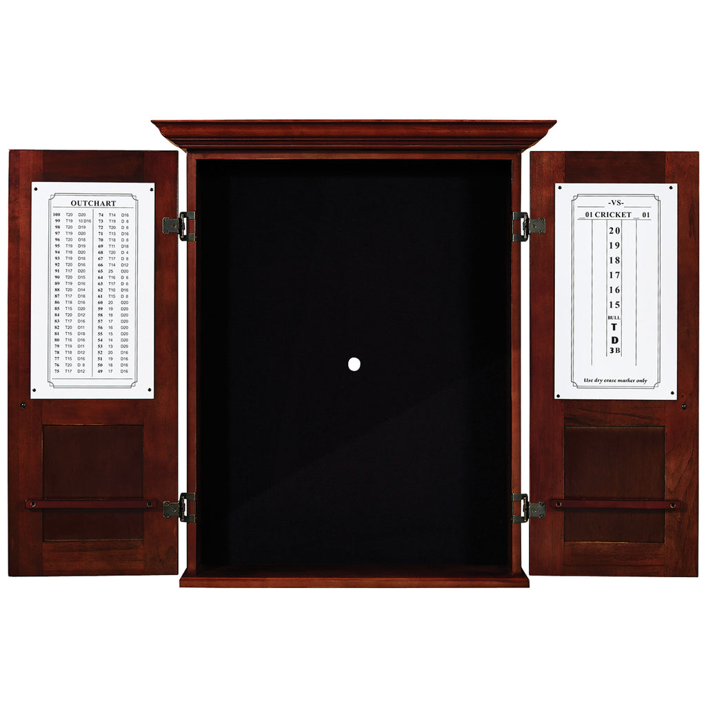 RAM Game Room Dartboard Cabinet Square - English Tudor - DCAB3 ET