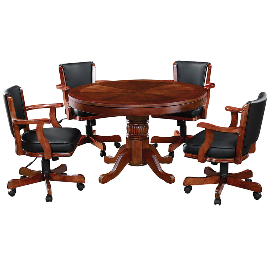 RAM Game Room 48" Game Table - English Tudor - GTBL48 ET