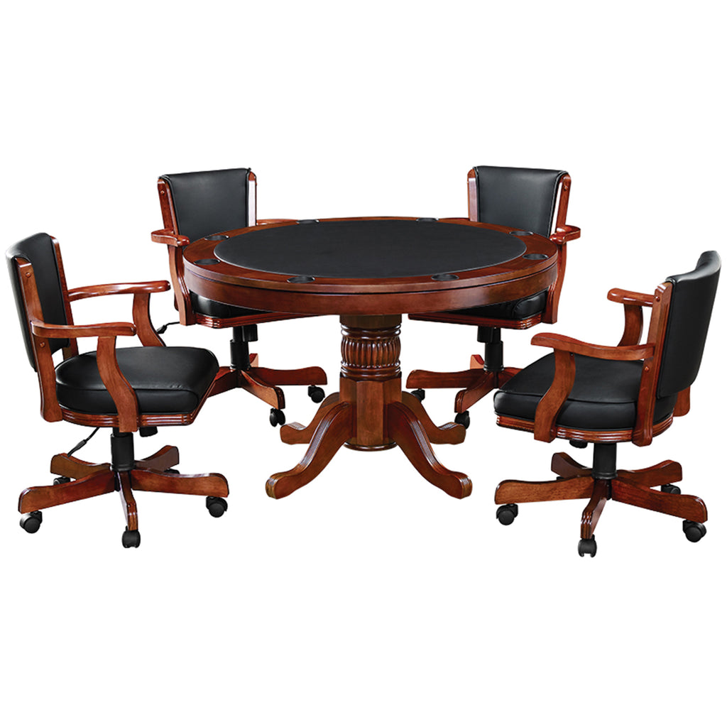 RAM Game Room 48" Game Table - English Tudor - GTBL48 ET
