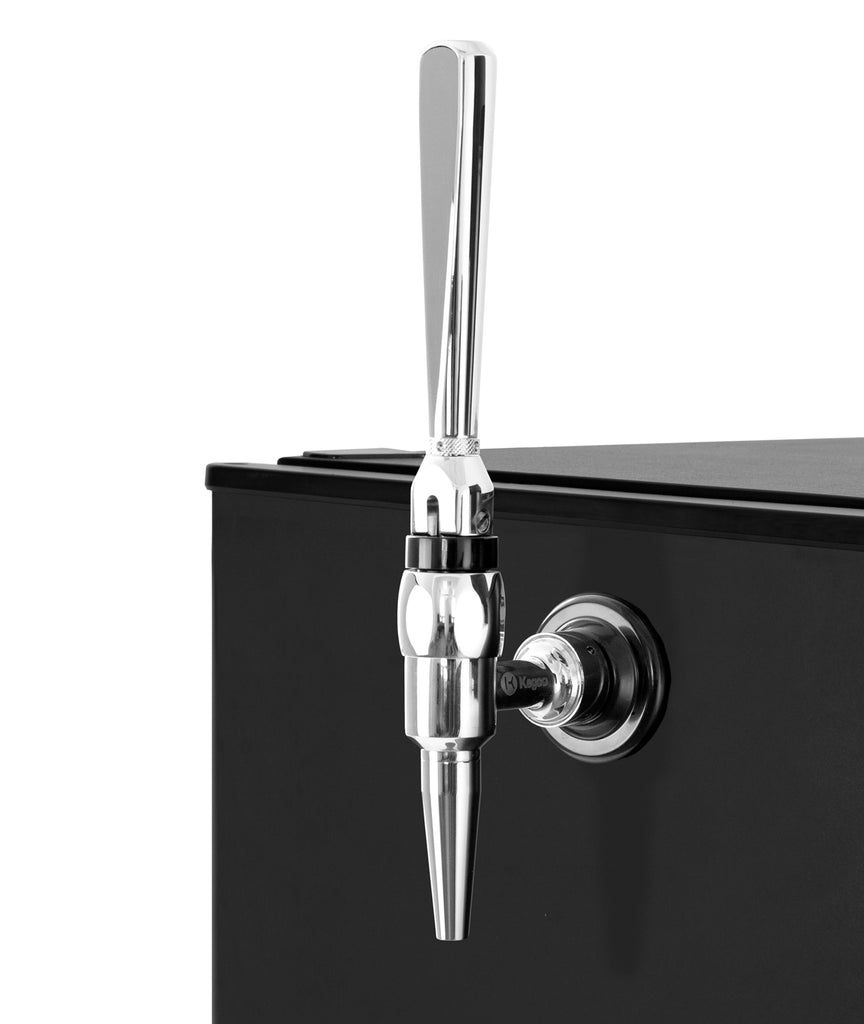 Kegco 17" Wide Cold Brew Coffee Single Tap Black Mini Kegerator Model: HK-46-CB