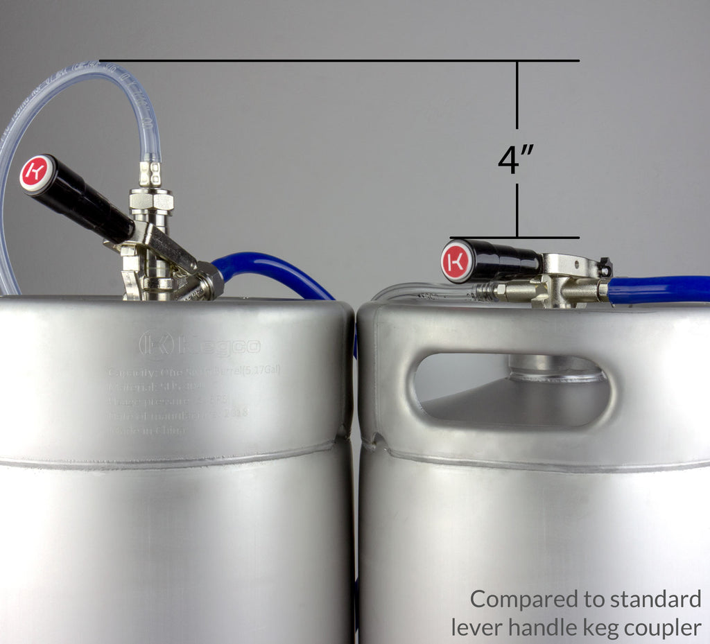 Kegco Low Profile D System Keg Tap Coupler Model:KT41D-LP