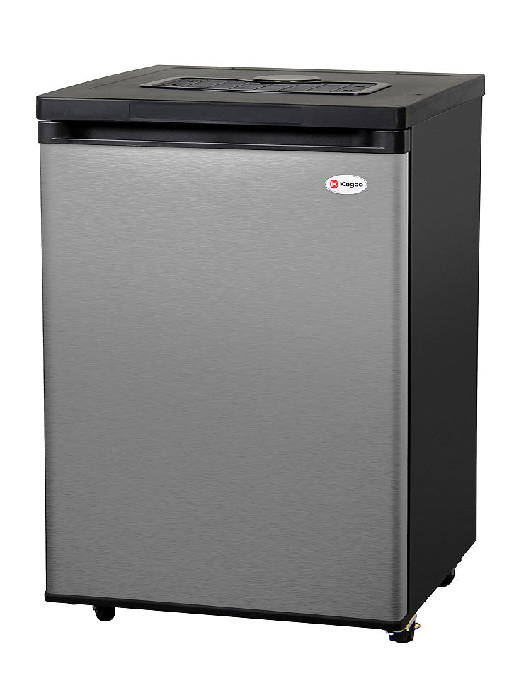 Kegco 24" Wide Stainless Steel Kegerator - Cabinet Only - MDK-209SS-01 - Wine Cooler City