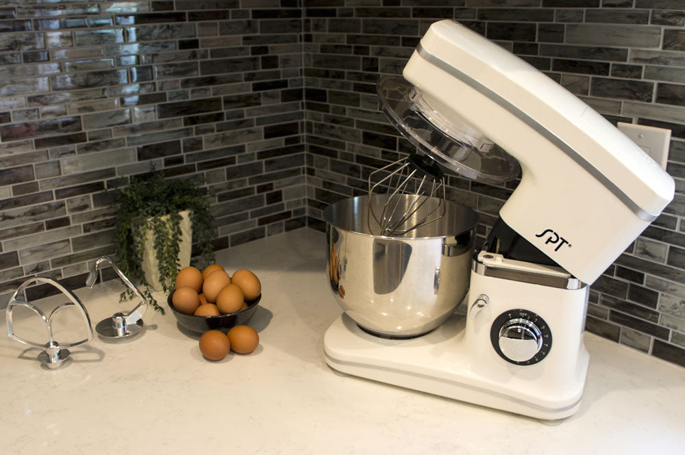 Sunpentown - 8-Speed Stand Mixer (White) - MM-106W