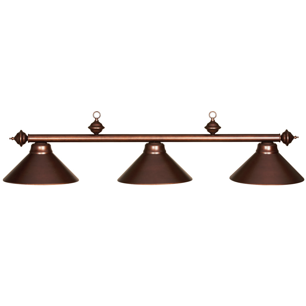 RAM Game Room 54" 3LT Billiard Light - Cappuccino - PR54 CAP