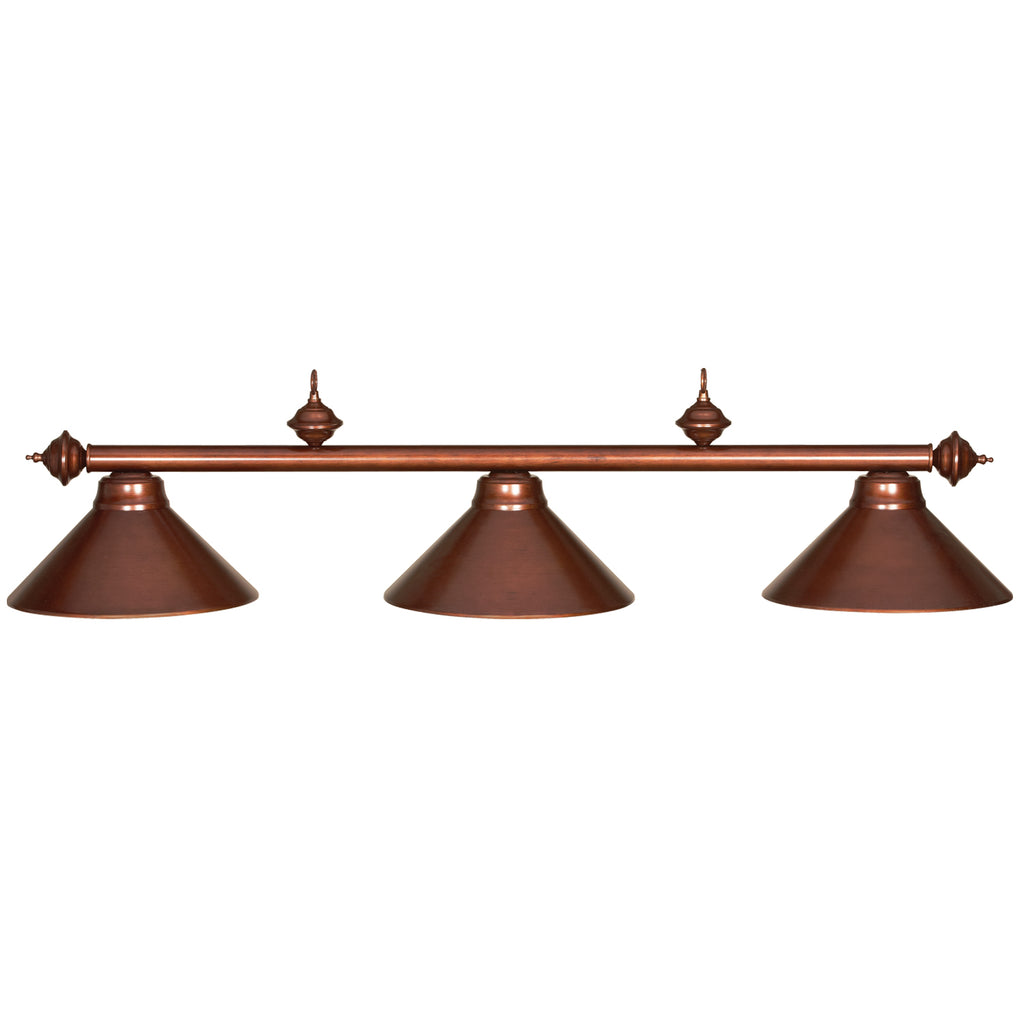 RAM Game Room 54" 3LT Billiard Light - Chestnut - PR54 CN