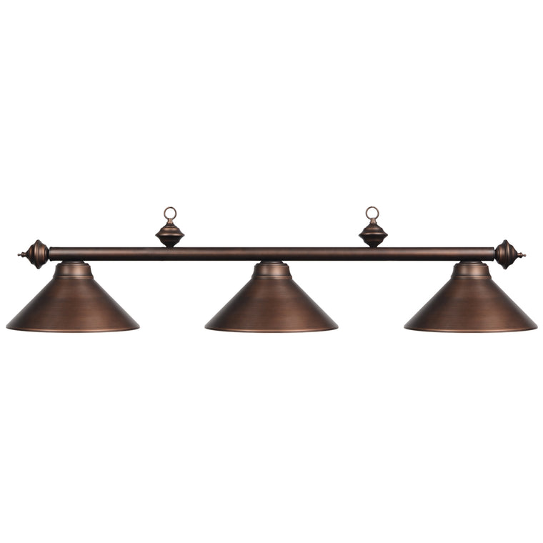 RAM Game Room 54" 3LT Billiard Light - Polished Brass - PR54 PB