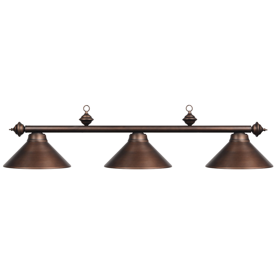 RAM Game Room 54" 3LT Billiard Light - Polished Brass - PR54 PB